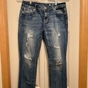 Miss Me Jeans mid rise easy straight size 33x31.5